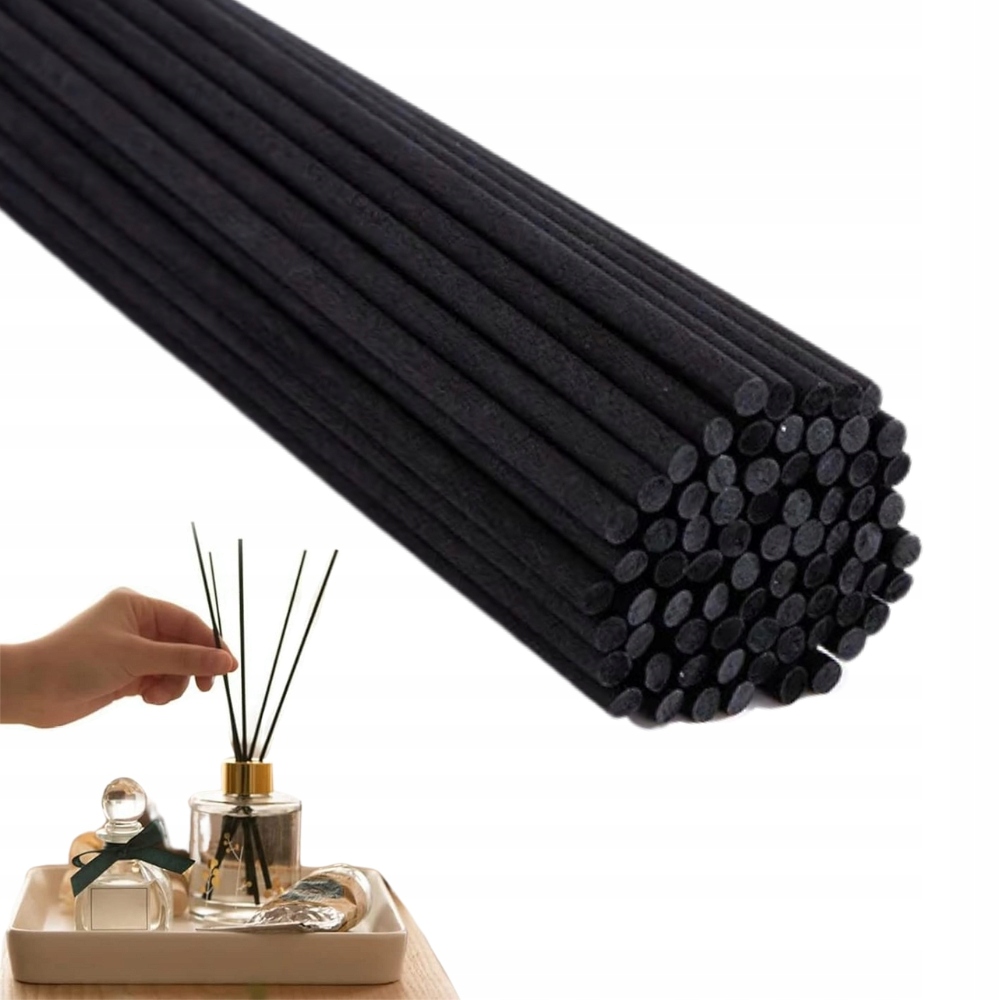Syntetické Tyčinky Do Difuzorů Černé 22 cm x 4 mm 1000 ks 1,3 g