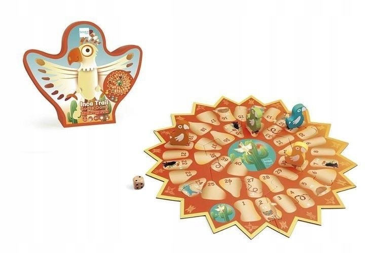 Gra Dla Dzieci Planszówka Zabawa Familijna Pociąg Inków Planszówka Gra
