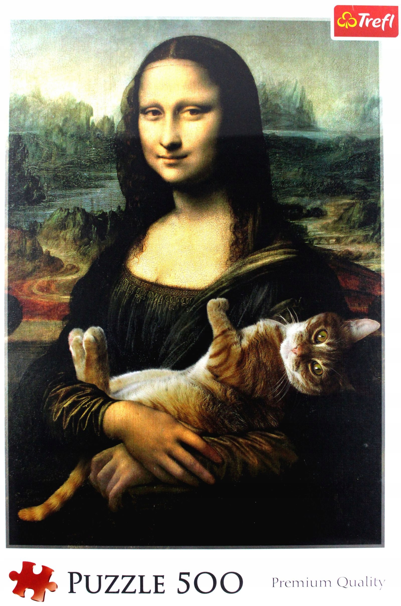 

Trefl 500 El. Mona Lisa I Kot Mruczek (puzzle)