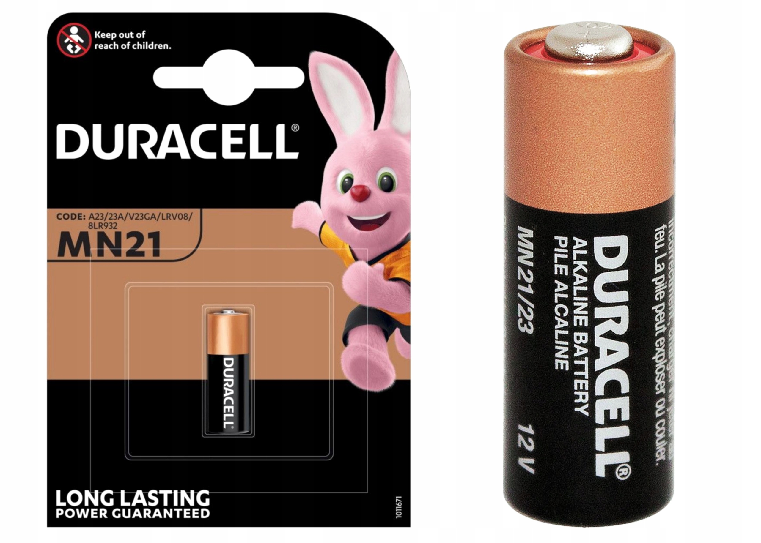 Oryg Bateria Duracell A23 23A MN21 L1028 V23GA 12V - Sklep, Opinie, Cena w