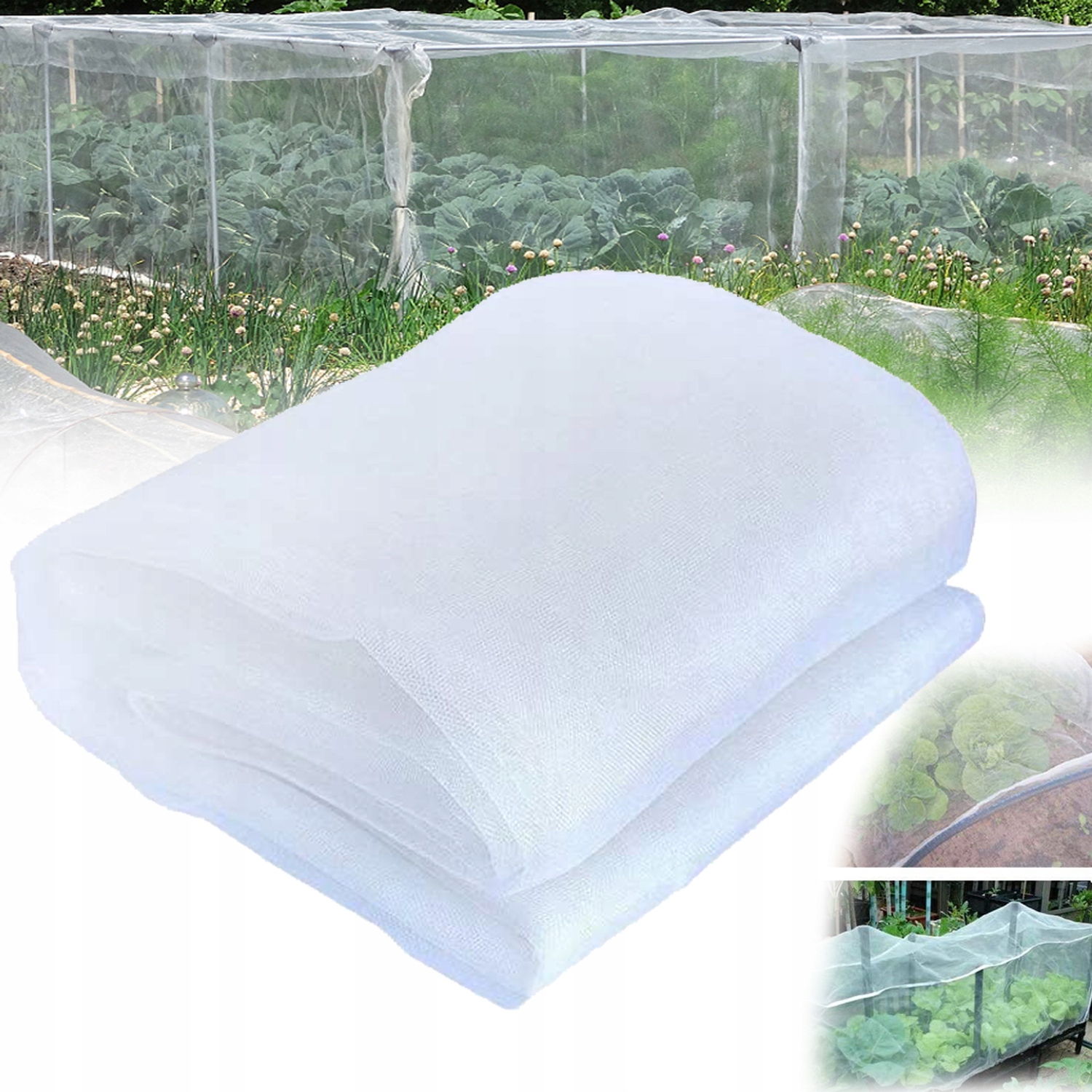 2,5 X 10 M SIATKA PRZECIW PTAKOM,SIATKA PRZECIW OWADOM DLA ROŚLIN, WARZYW