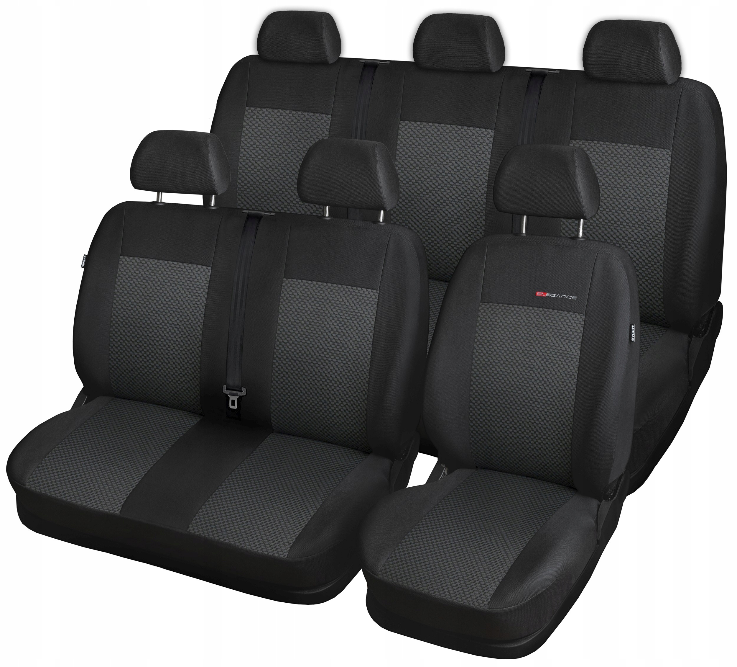 Pokrowce MIAROWE do FORD TRANSIT VII 2013-2019 6os P3 Producent Auto-dekor