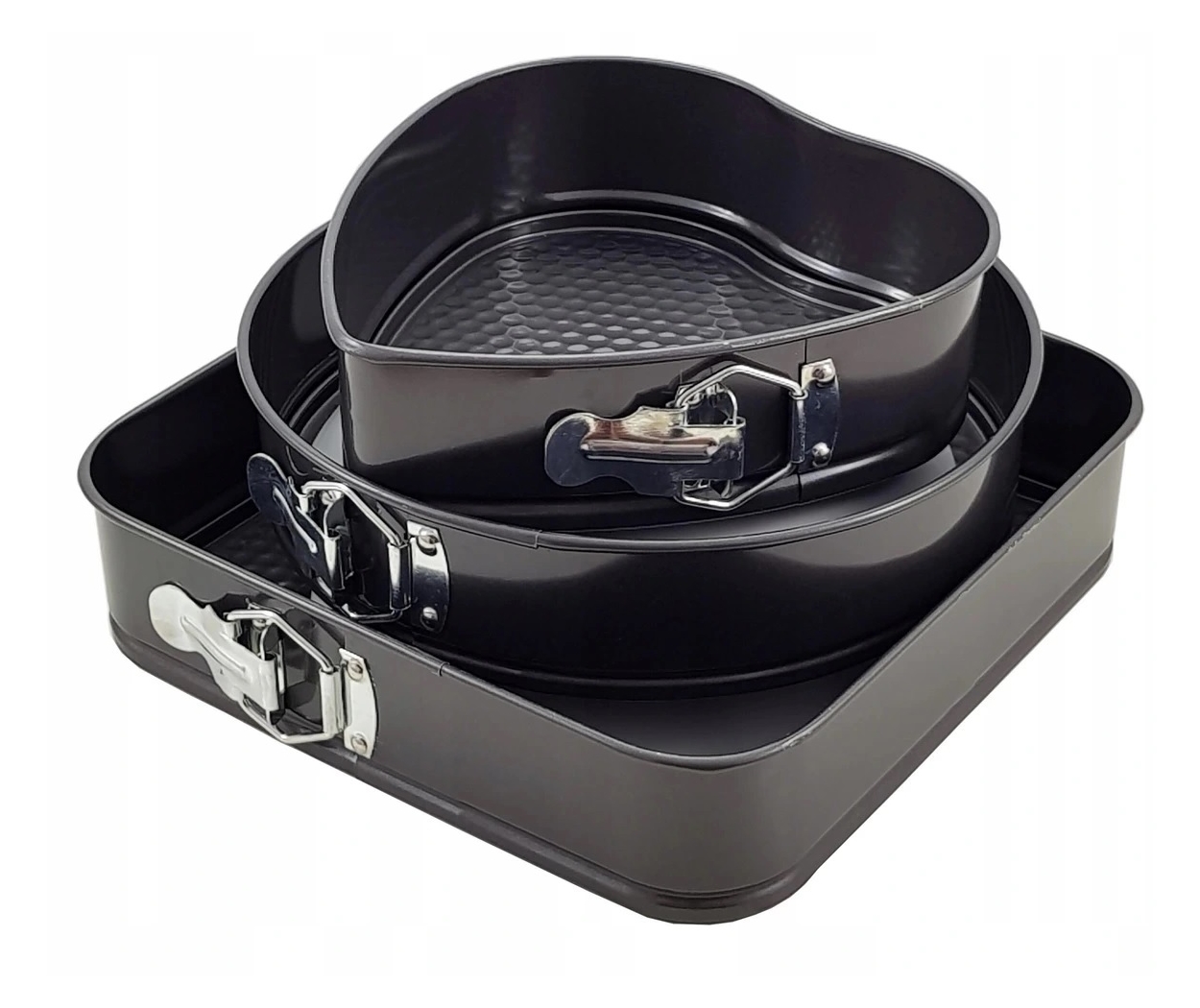 

3 x Tortownica Forma Serce Kwadrat Okrągła 8043