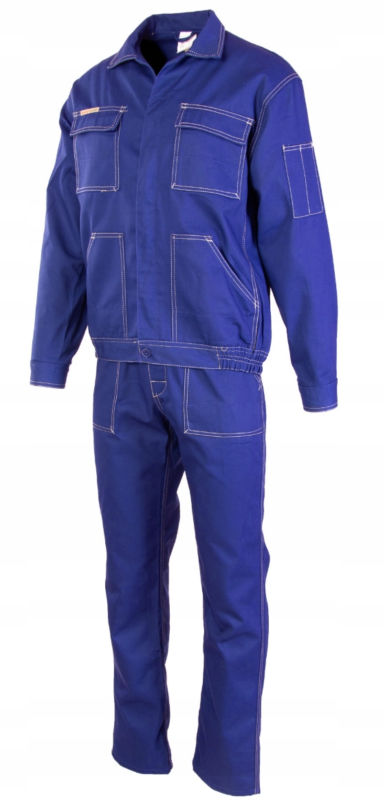 Ubranie Robocze Komplet Bluza Ogrodniczki 290g Niebieskie r. 54