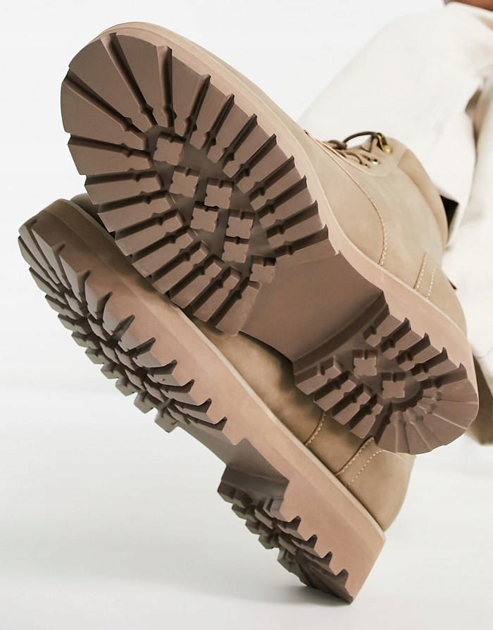 ASO DESIGN BEŻOWE SZNUROWANE BUTY (46) Marka inna