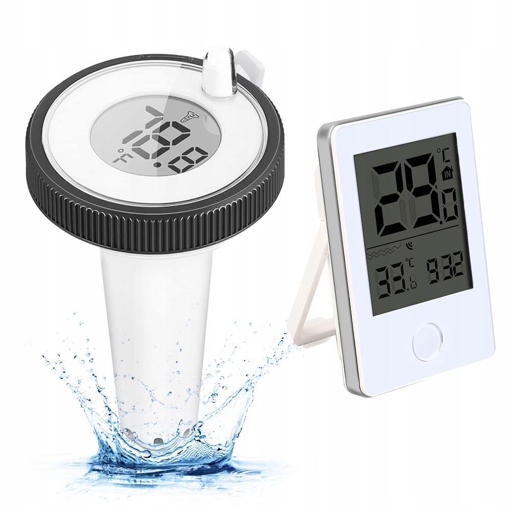 Teploměr Do Bazénu Bezdrátový IP67 Digitální S LCD displej