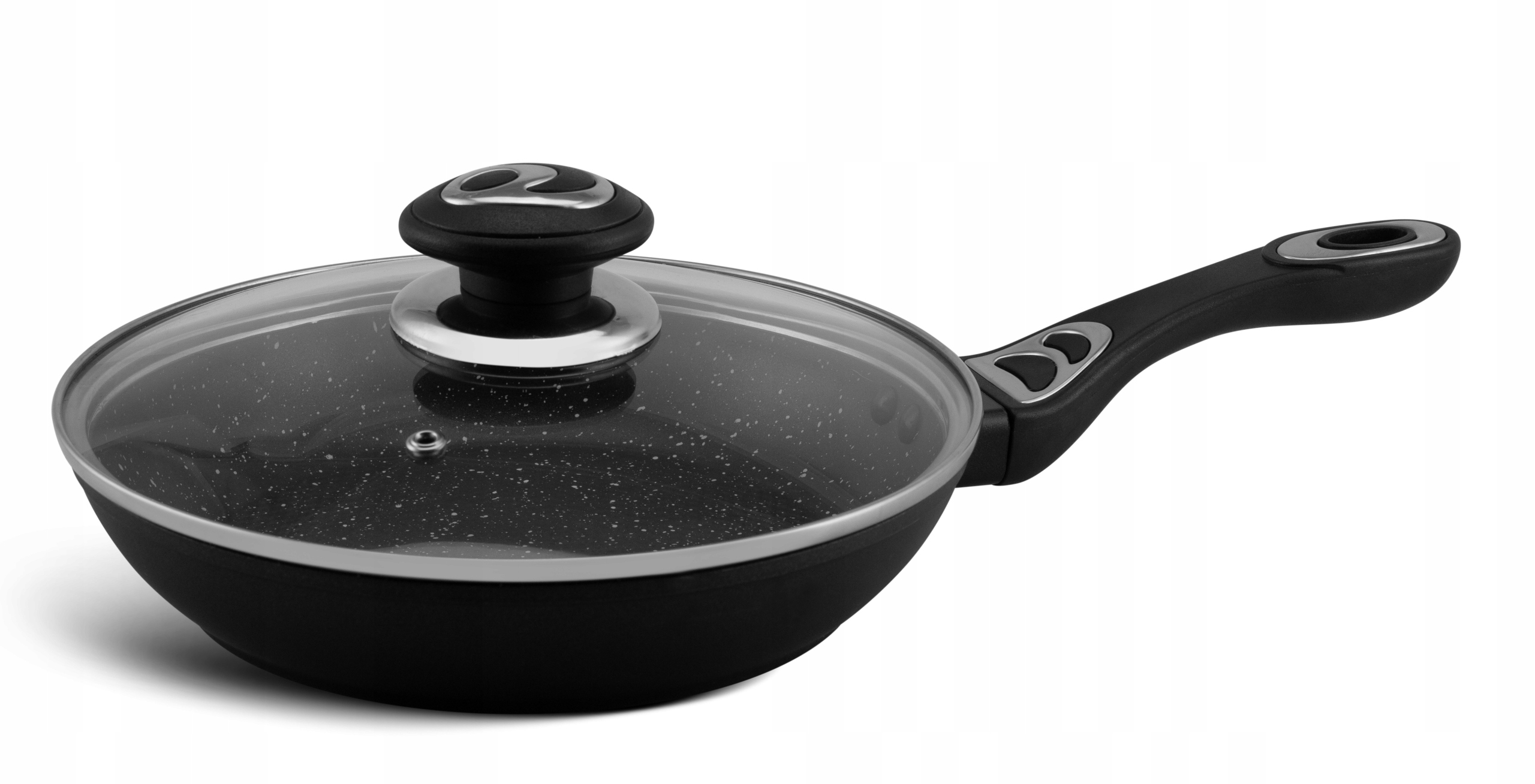 

Patelnia Z Pokrywką 20CM Marmurkowa Indukcja