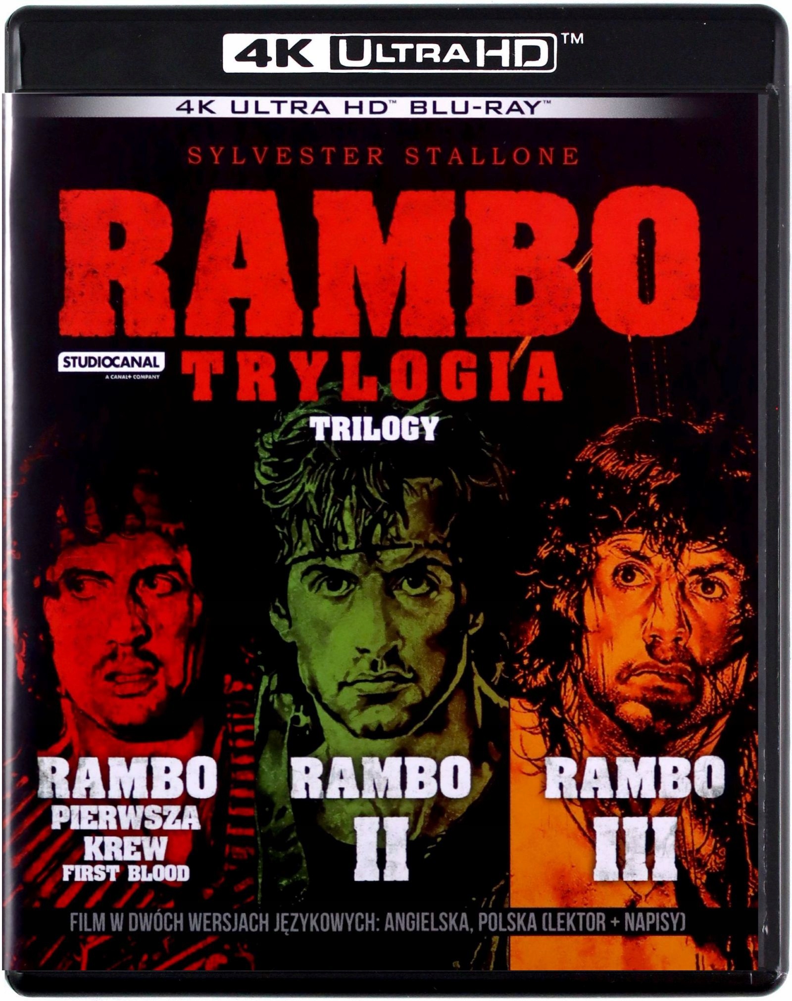 RAMBO TRYLOGIA [3XBLU-RAY 4K]