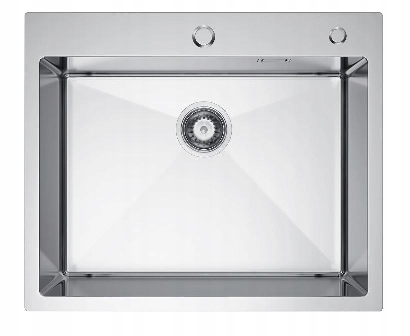 Melanstar Zlewozmywak Jednokomorowy Inox 60×50 Dozownik