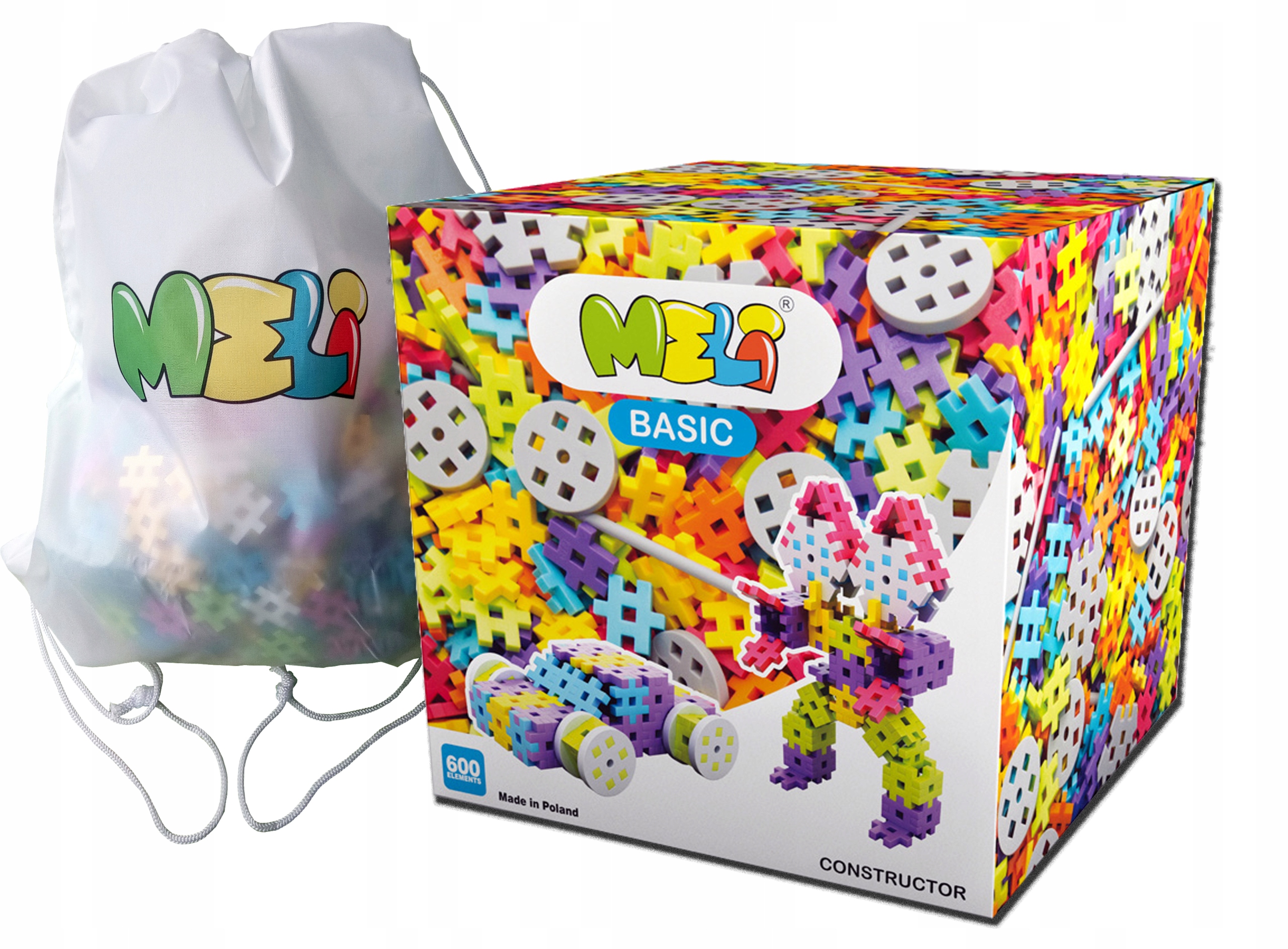 

Klocki Konstrukcyjne Meli Constructor 600 Worek