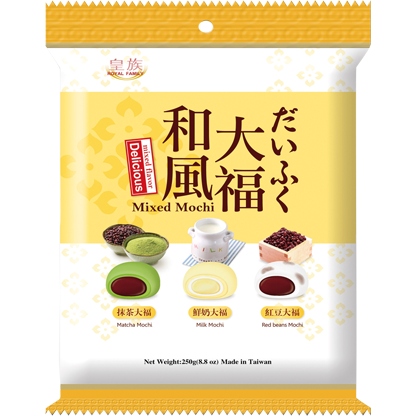 

Mochi, ryżowe ciasteczka mix smaków 250g Tajwan