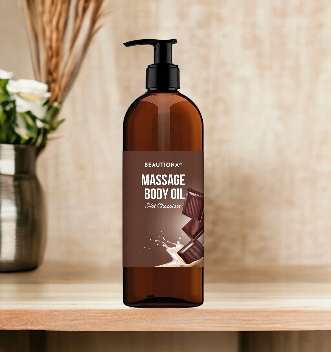 OLIWKA OLEJEK DO MASAŻU CIAŁA TWARZY CZEKOLADA 500 ML BEAUTIONA Marka Beautiona