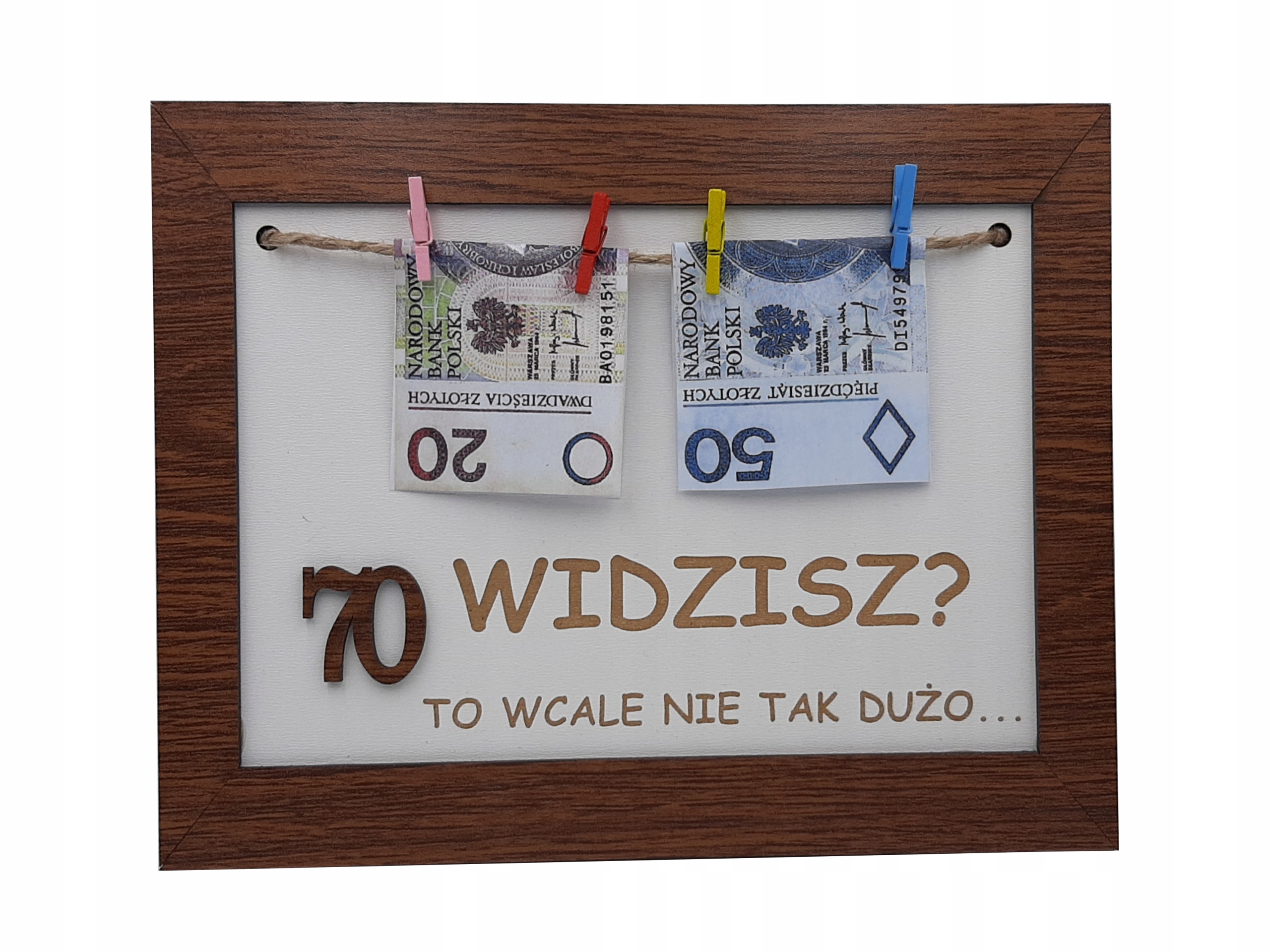 

na 70 urodziny Ramka widzisz to nie tak