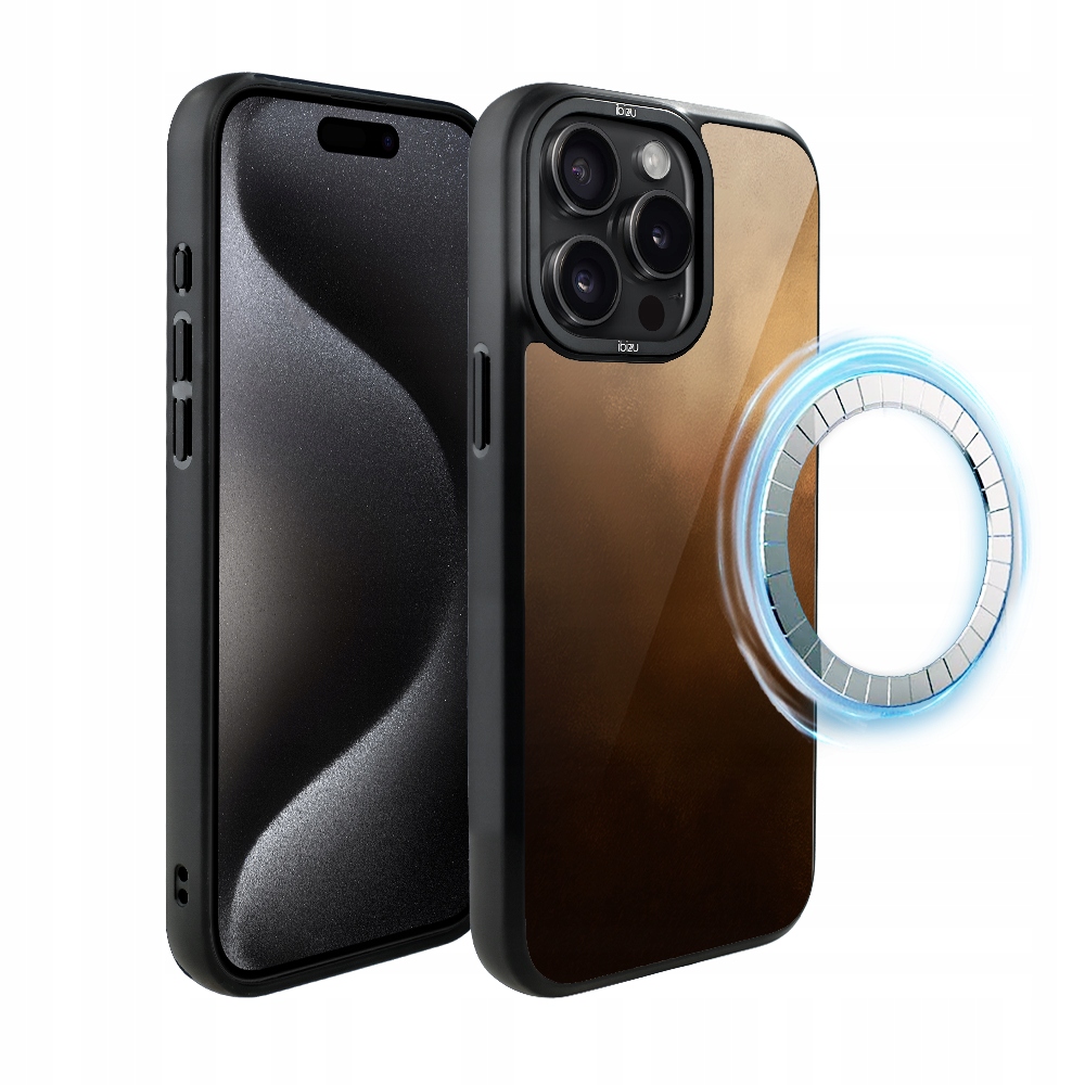 Matný Pouzdro Ibizu DropGuard s MagSafe pro iPhone 15 Pro Max, barva Pouštní bouře