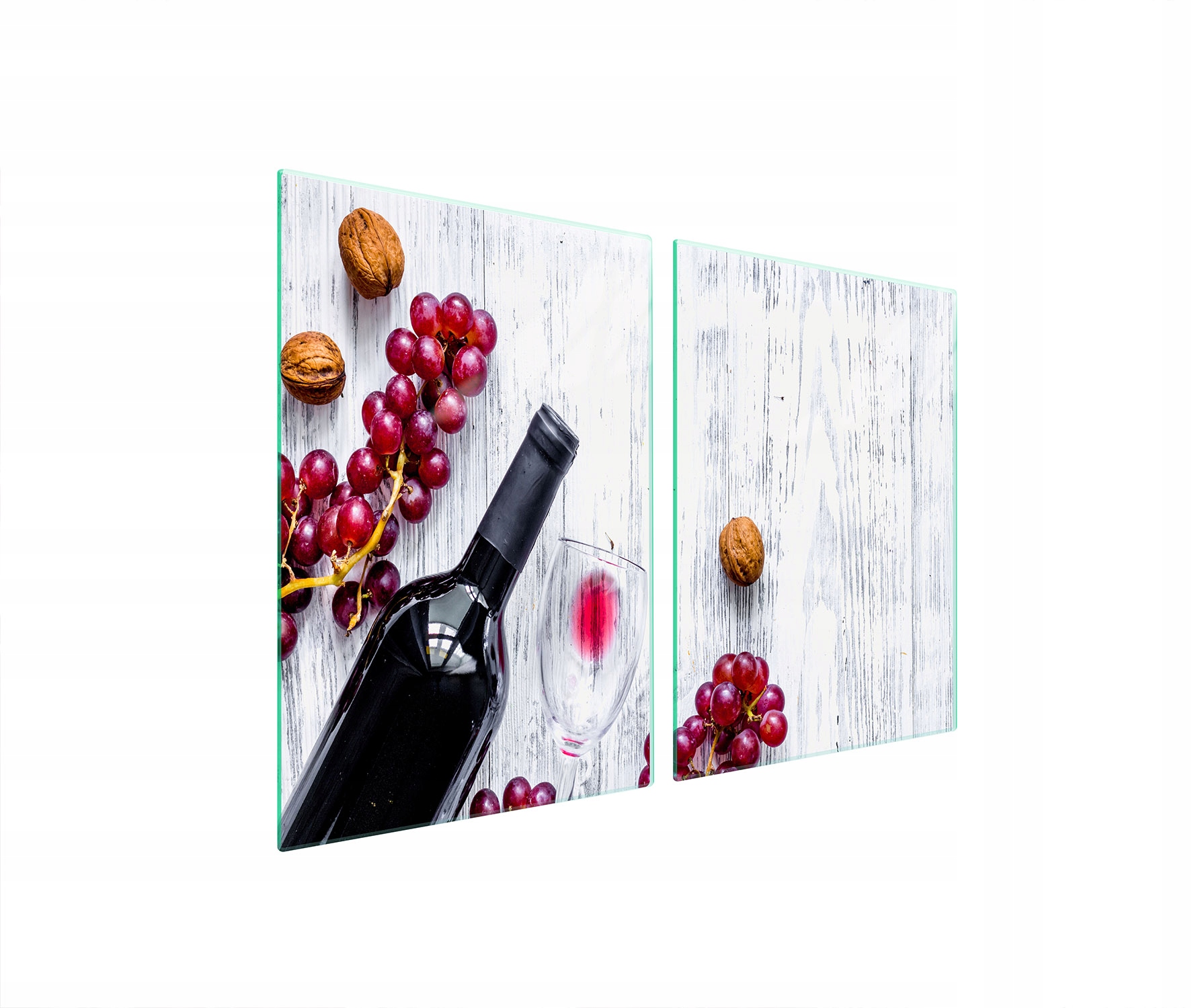 Skleněná Ochranná Deska Do Kuchyně 2x45x52 Hroznové Víno Tvrzené Sklo