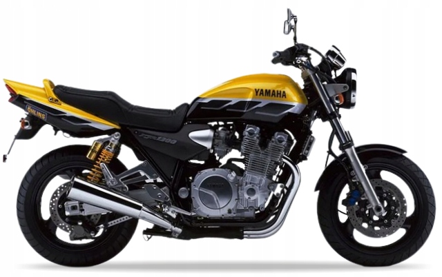 NAKLEJKI JUULA DO YAMAHA XJR 1300 1999-2001 ŻÓŁTY 1