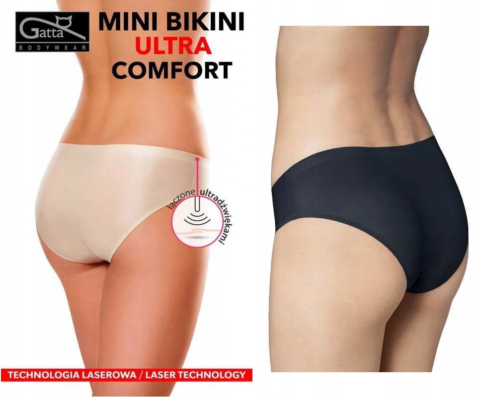 3X GATTA BEZSZWOWE MAJTKI ULTRA COMFORT BLACK M Marka Gatta