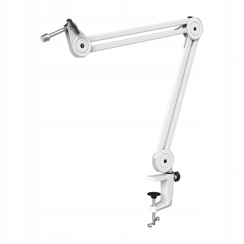 Fifine BM63W Statyw do Mikrofonu 5/8" Ramię Biurkowe Do 2kg C-Clamp Biały