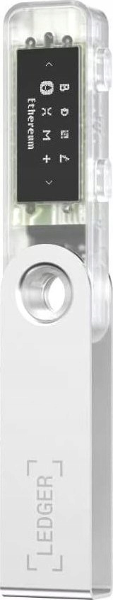 Peněženka Ledger Nano S Plus Ice transparentní průhledná 3760027782354