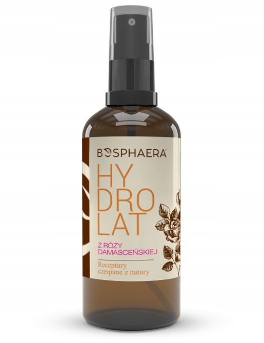 BOSPHAERA HYDROLAT Z RÓŻY DAMASCEŃSKIEJ RÓŻANY DO CERY SUCHEJ WRAŻLIWEJ