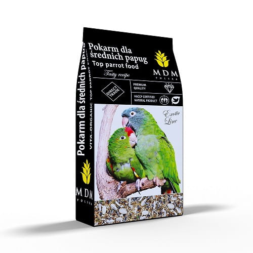 Karma dla papug średnich 10 kg MDM mieszanka, papugi, papuga