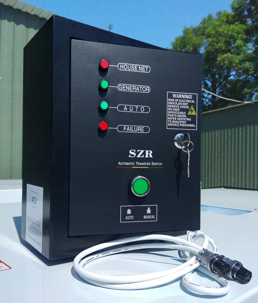 Cichy Agregat Prądotwórczy Diesel Dual 10.6kVA SZR Model proton 360 oasis plus szr