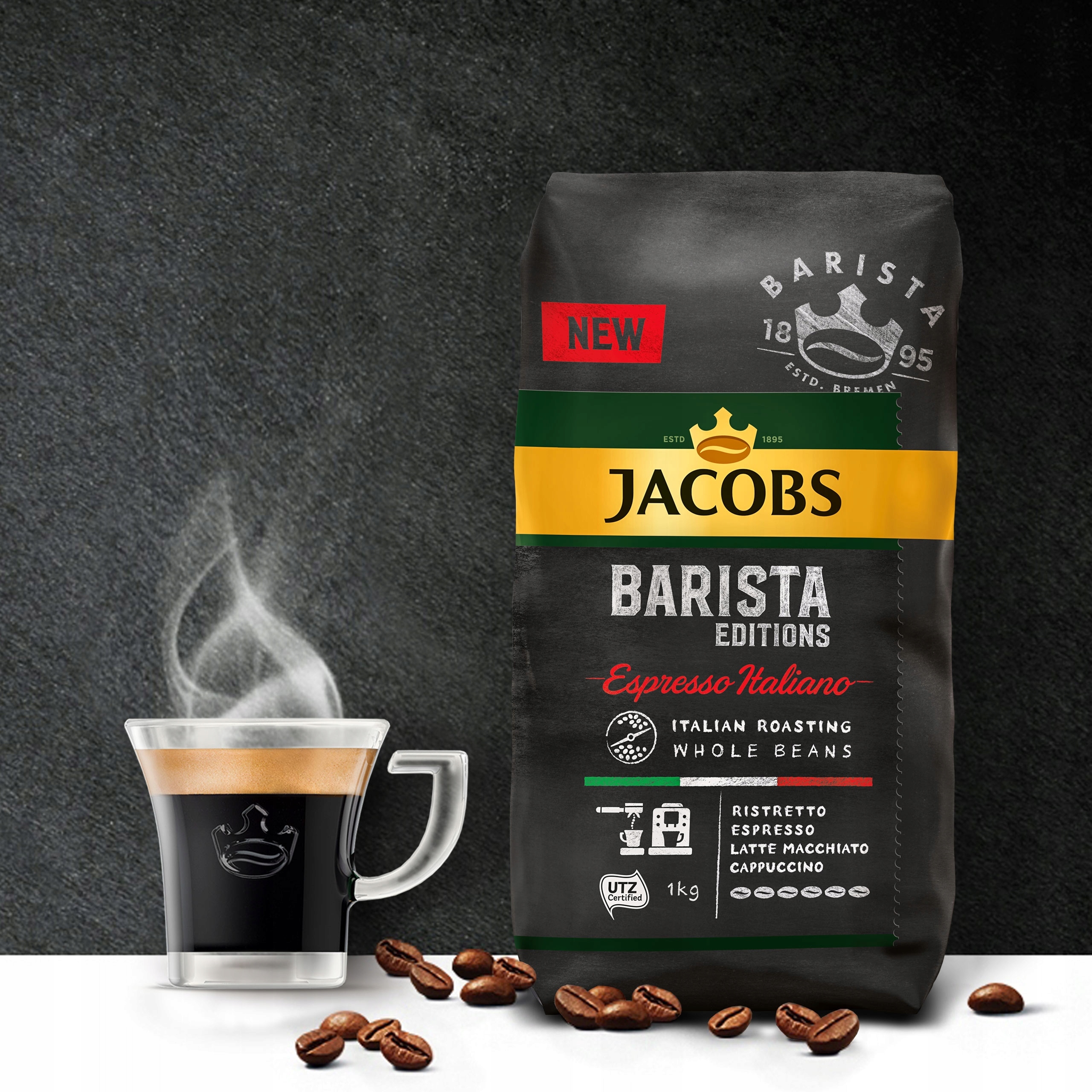Kawa ziarnista Jacobs Barista Espresso Italiano 1kg