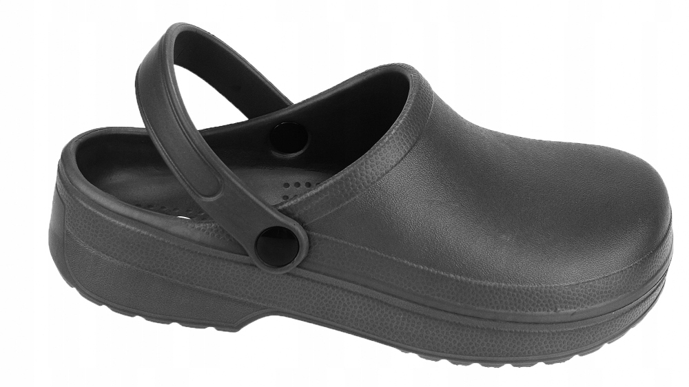 KLAPKI SPORTOWE KROKSY BUTY DAMSKIE PIANKOWE EVA OGRODOWE LEKKIE Kolor czarny