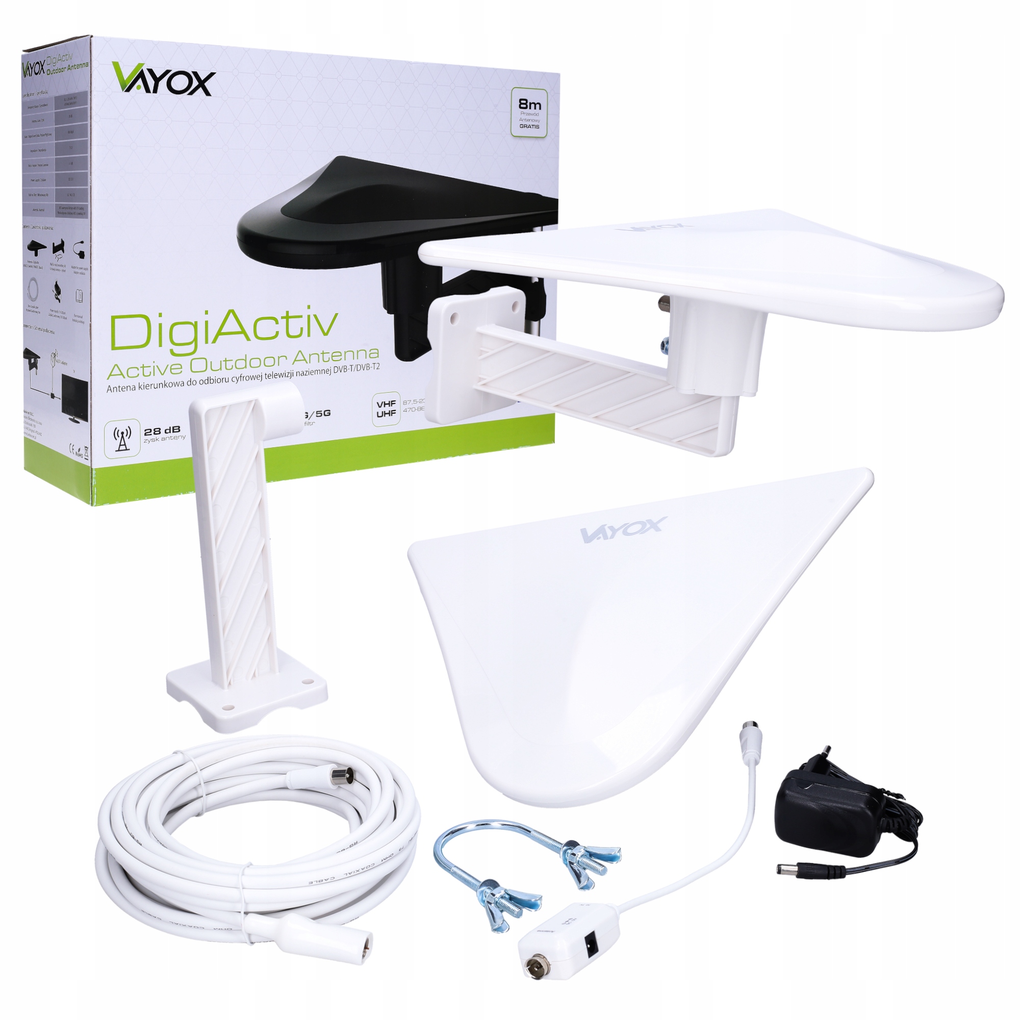 

Antena Zewnętrzna Digiactiv Lte VA0022 White Vayox