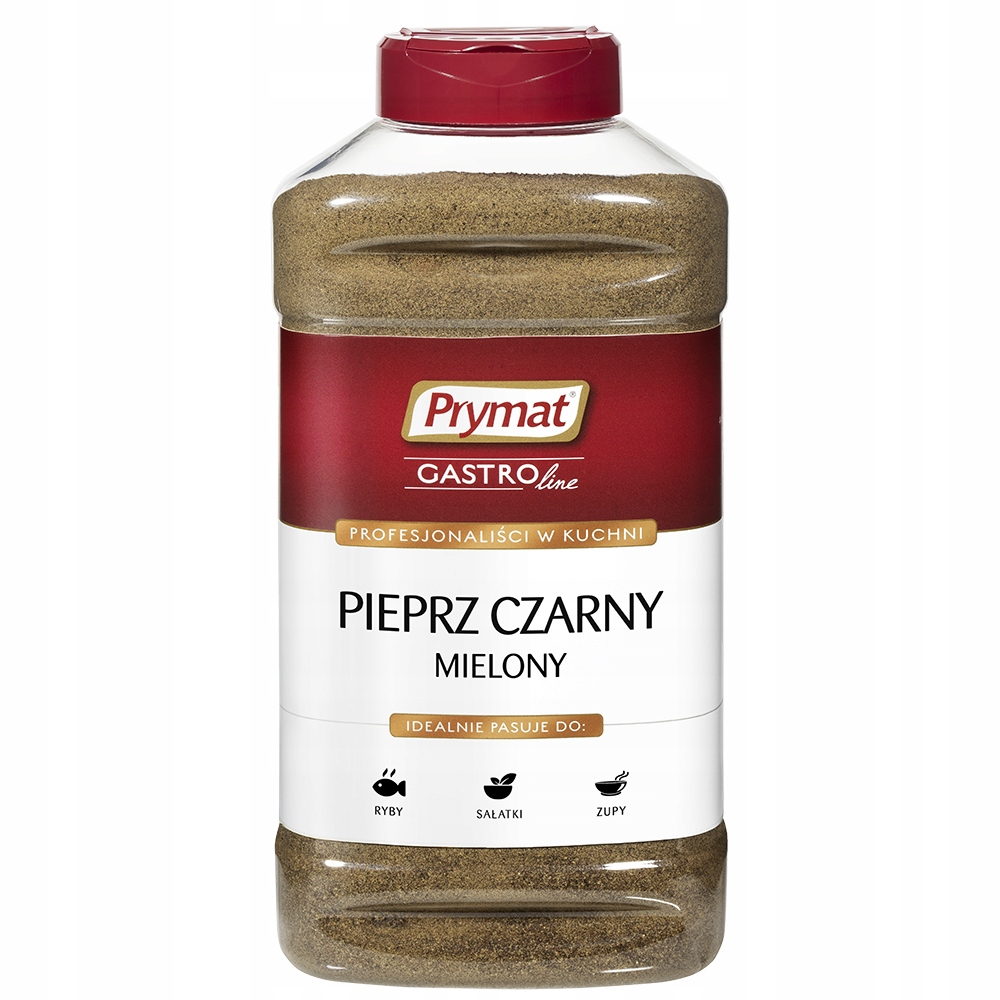 Levně Pepř černý mletý Prymat 820 g