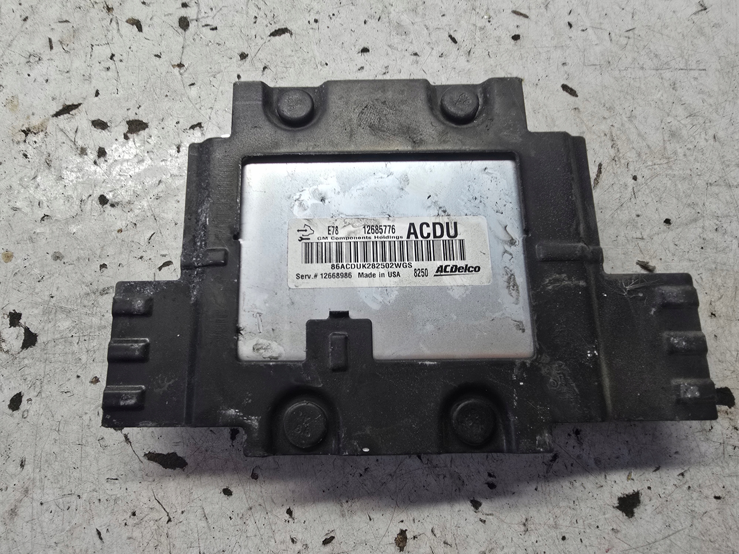OPEL MOKKA X computer control unit ECU of the engine 1.4 TURBO 12685776 ACDU E78