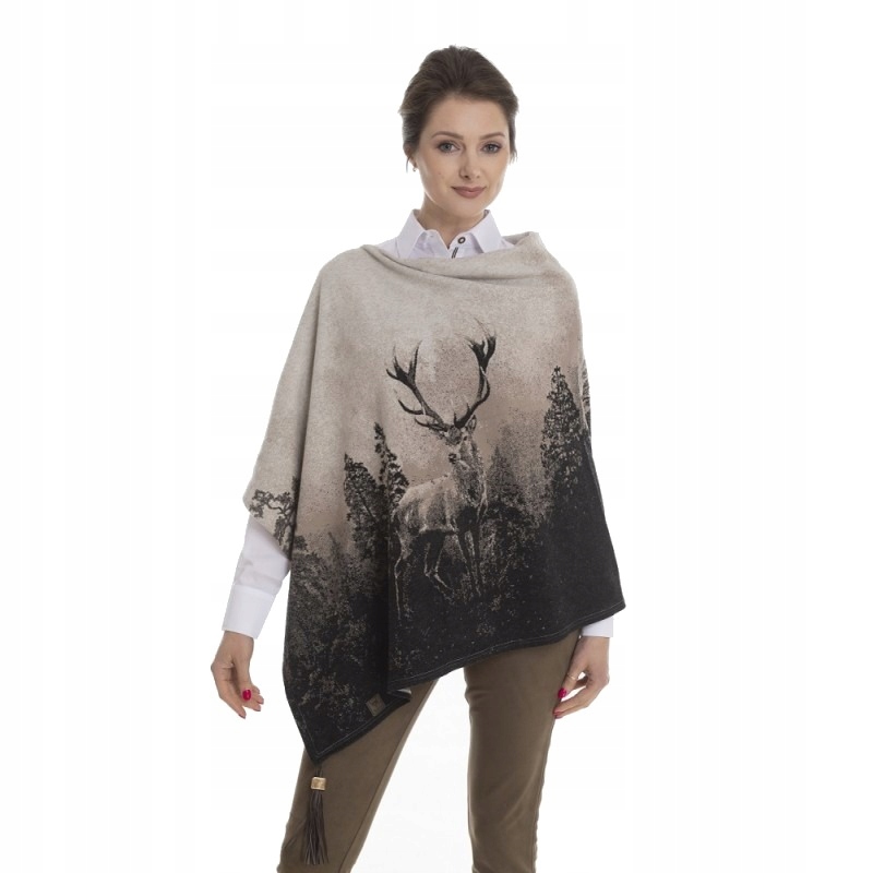 Pončo Taurus Deer Brown