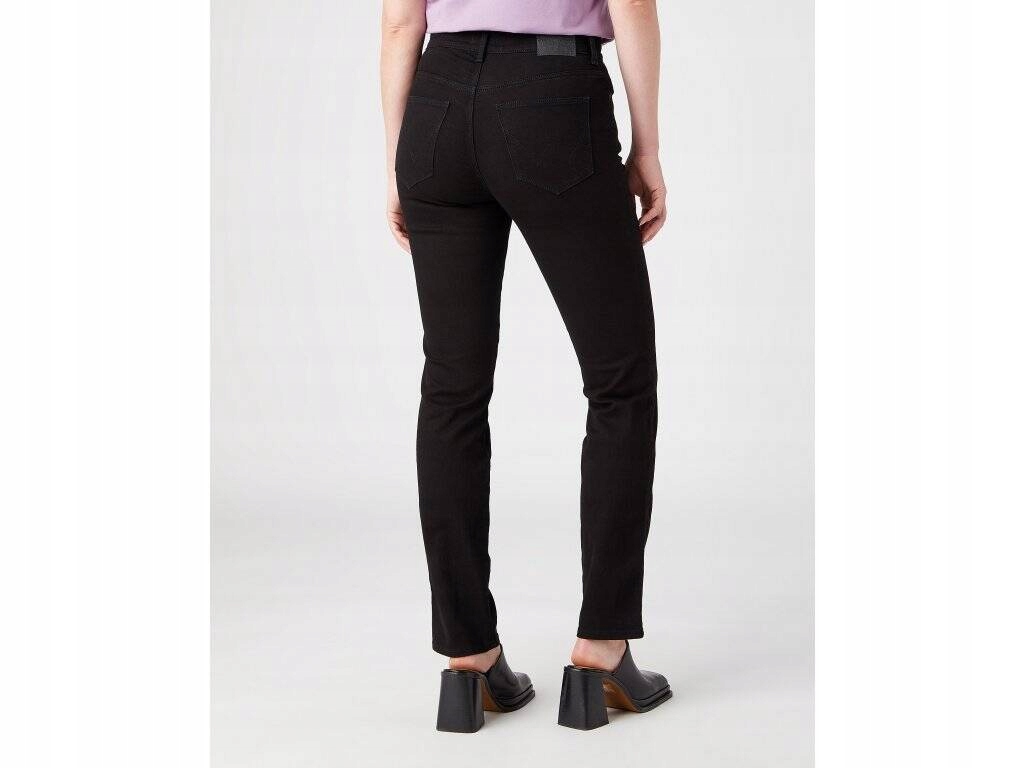 Dámské slim kalhoty Wrangler Slim Perfect Black W26LLX81H 34/32