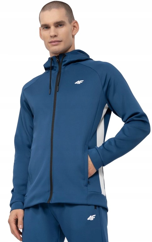4F Bluza Treningowa Szybkoschnąca TFSWM155 > S