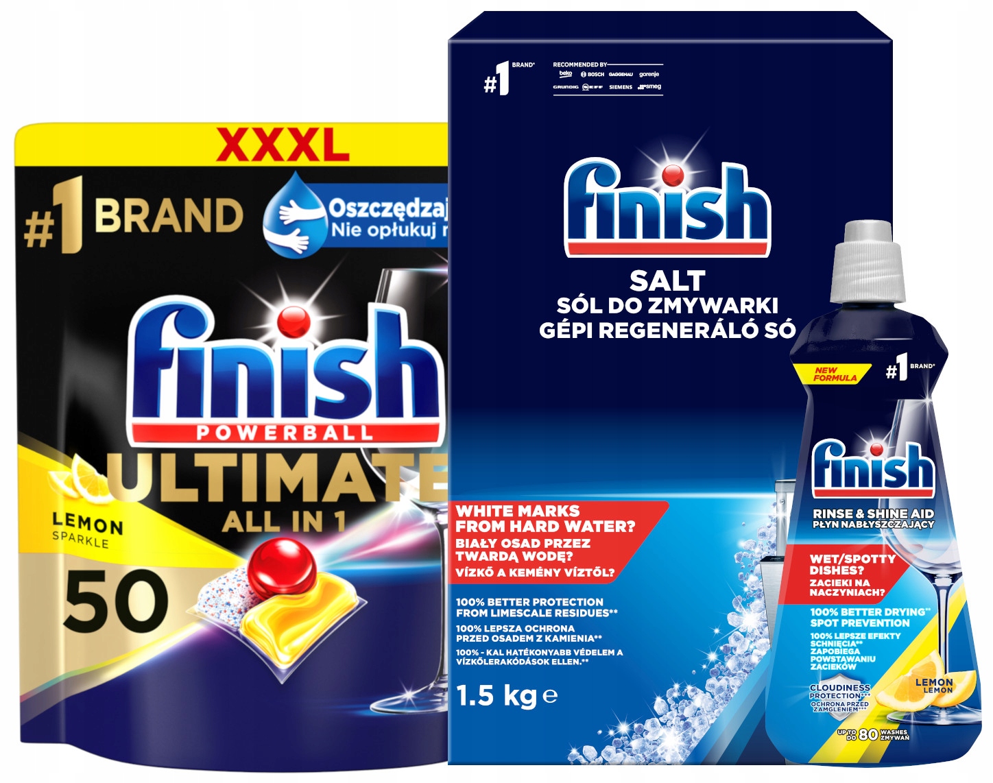 

Finish Ultimate All-in1 Kapsułki 50 szt. i dodatki