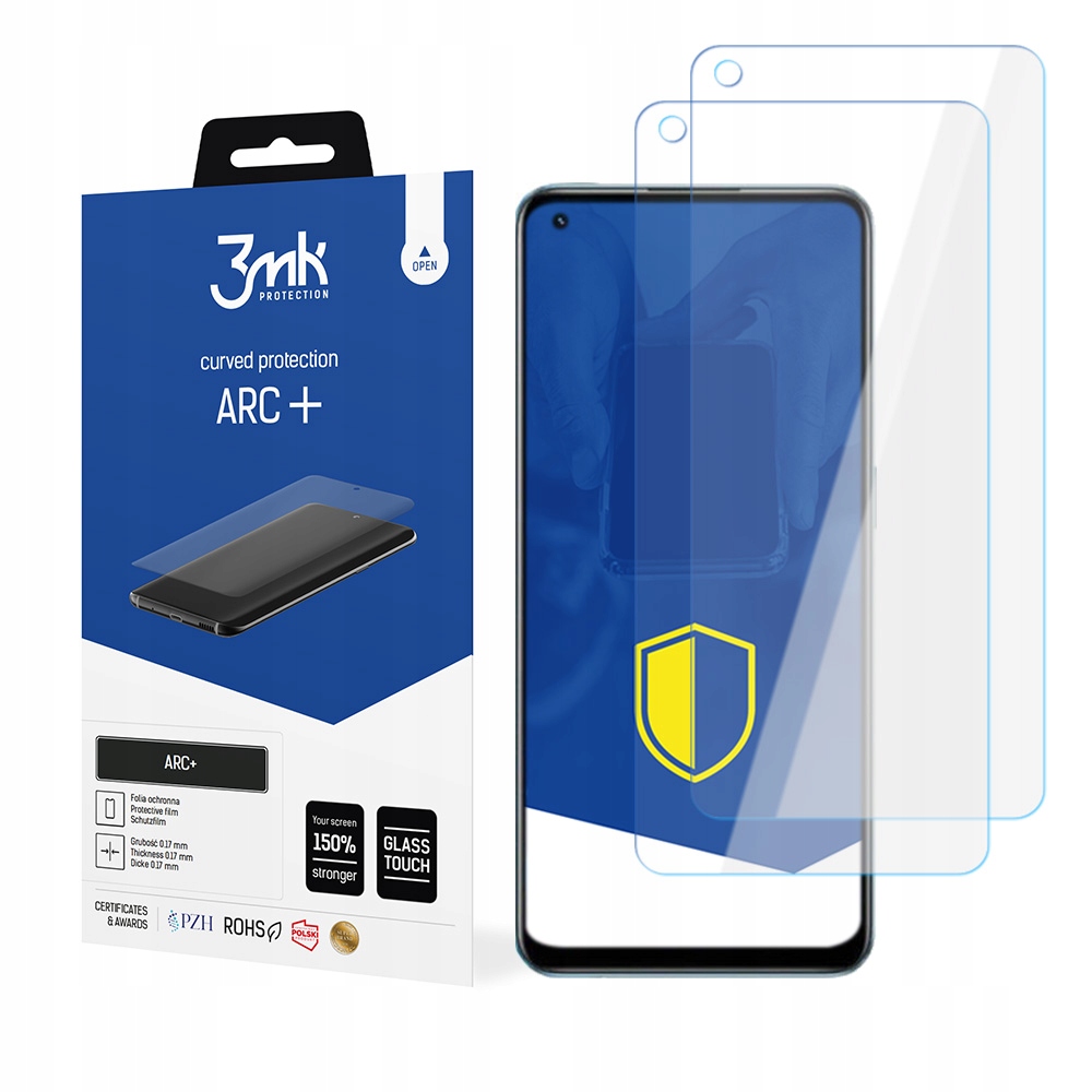 

2x Folia na cały ekran do Realme 9 Pro+ 3mk Arc+