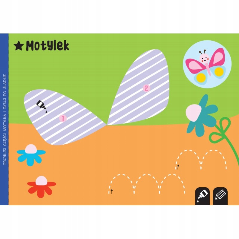 Wycinam, Naklejam, Rysuję ZWIERZĘTA Aksjomat Gatunek Kolorowanki, malowanki i wycinanki