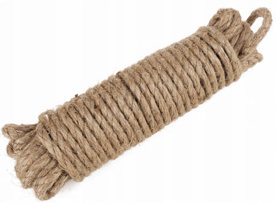 

Sznur Jutowy 5mm Sznurek Naturalny Do Roślin 25m