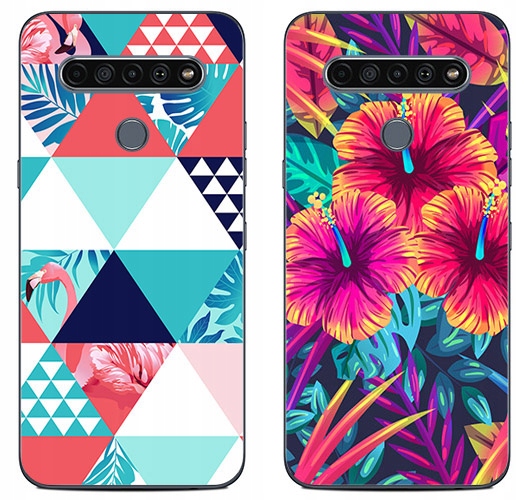 

2 x Etui Silikon Foto Do Lg K51S Szkło