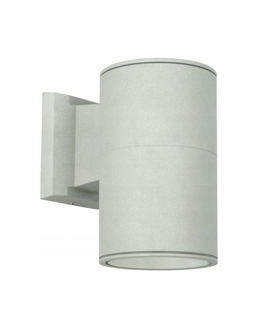 Venkovní nástěnné zahradní svítidlo šedé, horní nebo spodní 19 cm, IP54 Su-ma