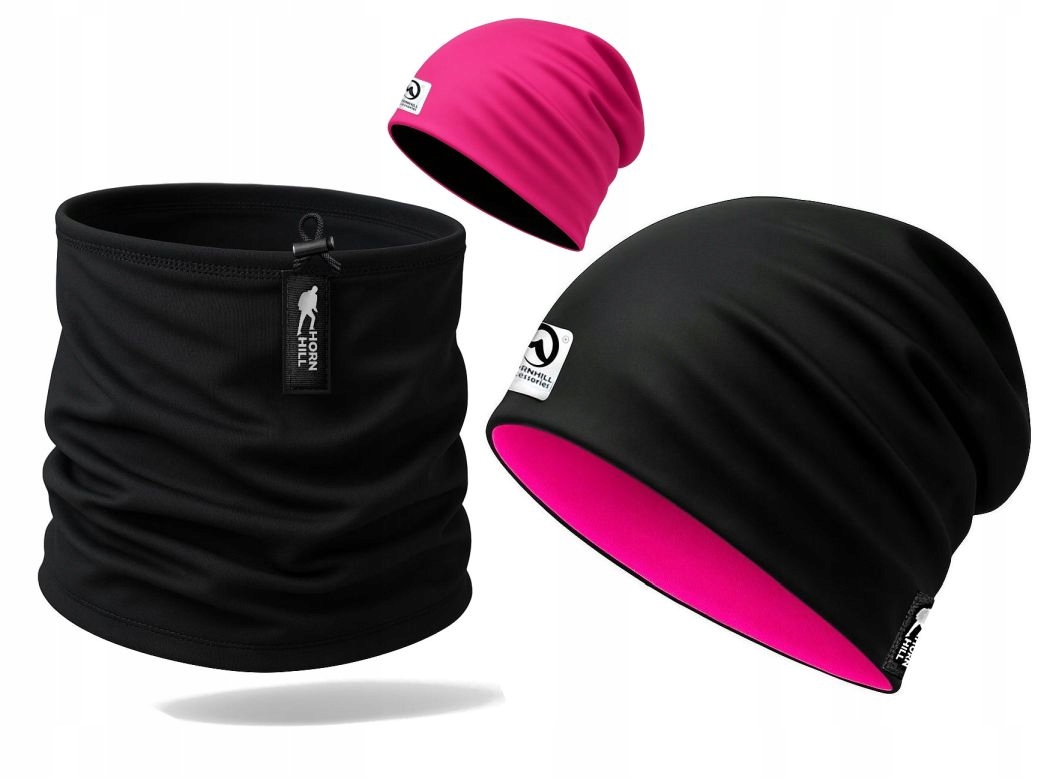 Zestaw Czapka Smurf smerf Fluo i Komin Frums Antybakteryjny rowerowy kol.12
