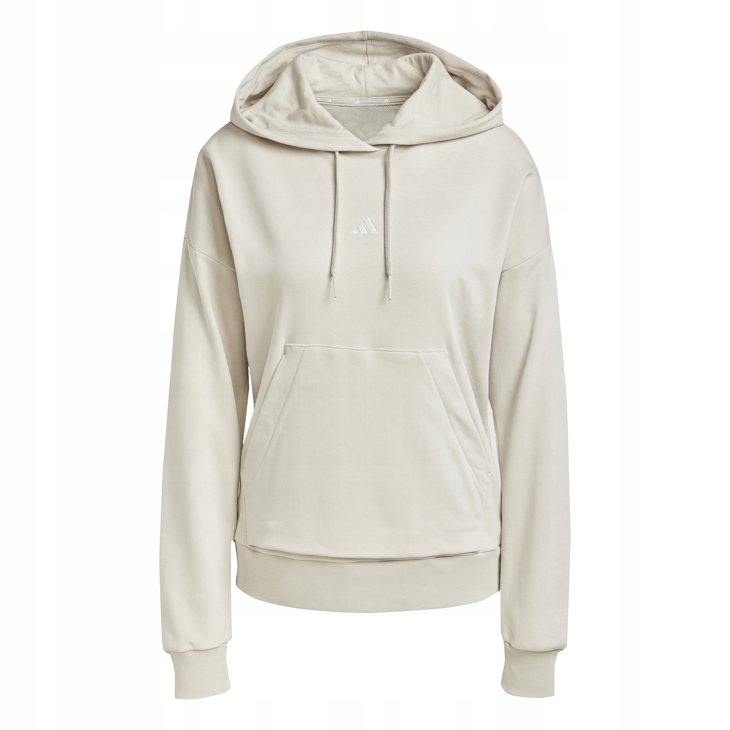 Adidas Mikina Béžová Bavlněná přes hlavu JC5934 vel. L