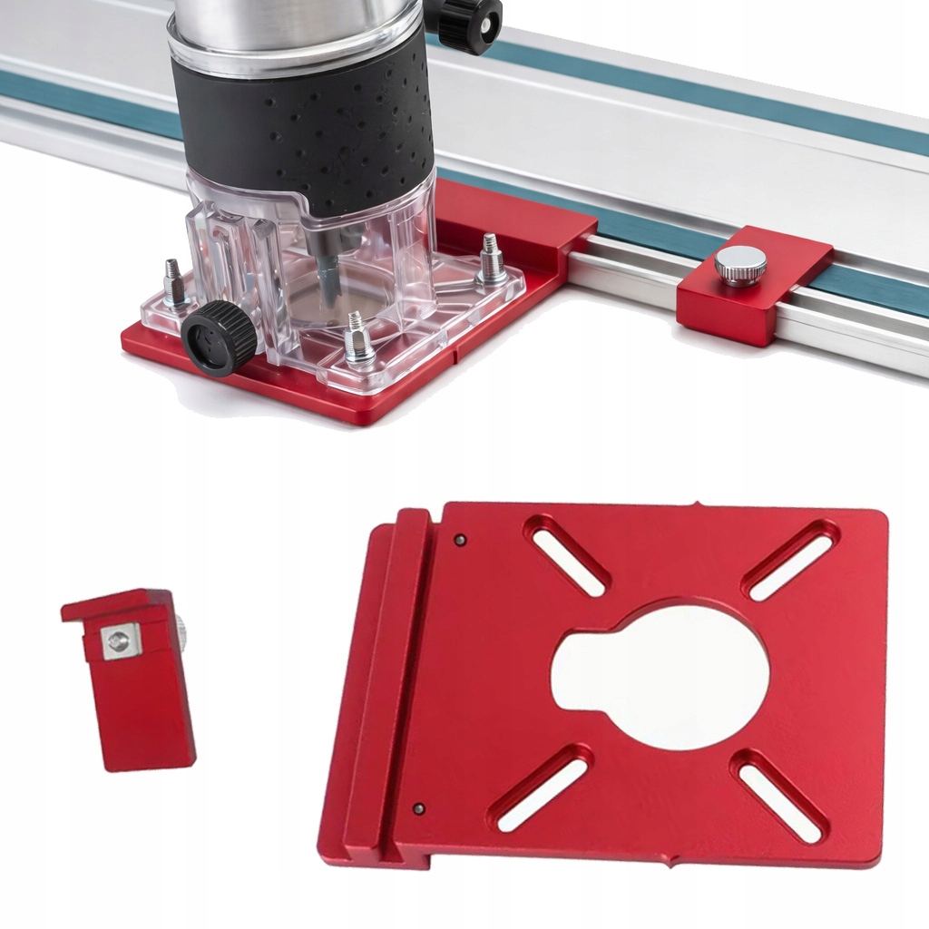 Adaptér pro vodicí lištu, nástavec, měřítko, dálkové ovládání, frézka