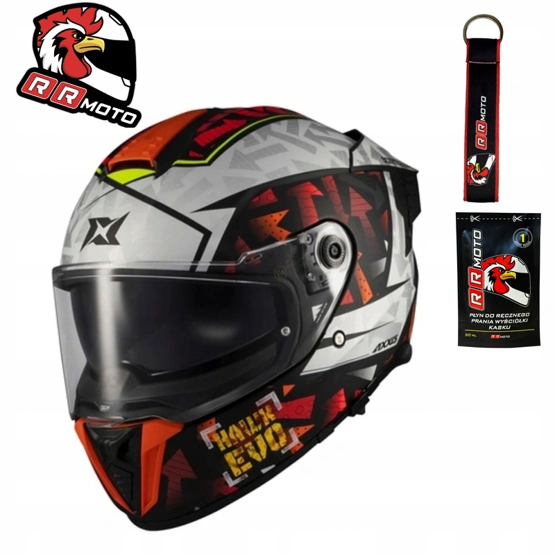 Helma Axxis Hawk Evo Sv Sketchbook B2 Matt červená čierna biela Darčeky