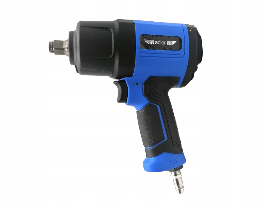 KLUCZ PNEUMATYCZNY UDAROWY DO KÓŁ 1/2" 1650Nm KOMPOZYTOWY ADLER Zasilanie pneumatyczne