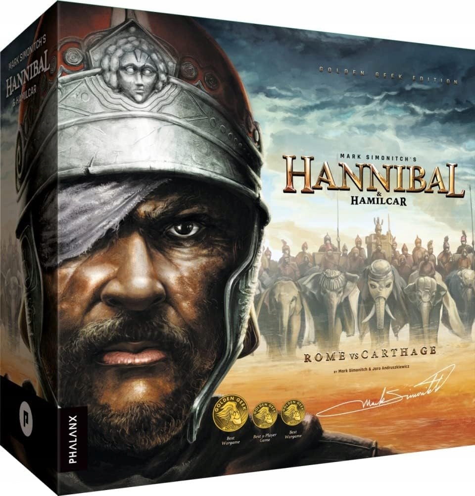 Gra planszowa Hannibal & Hamilcar: Rome vs Carthage Phalanx Games+2 dodatki