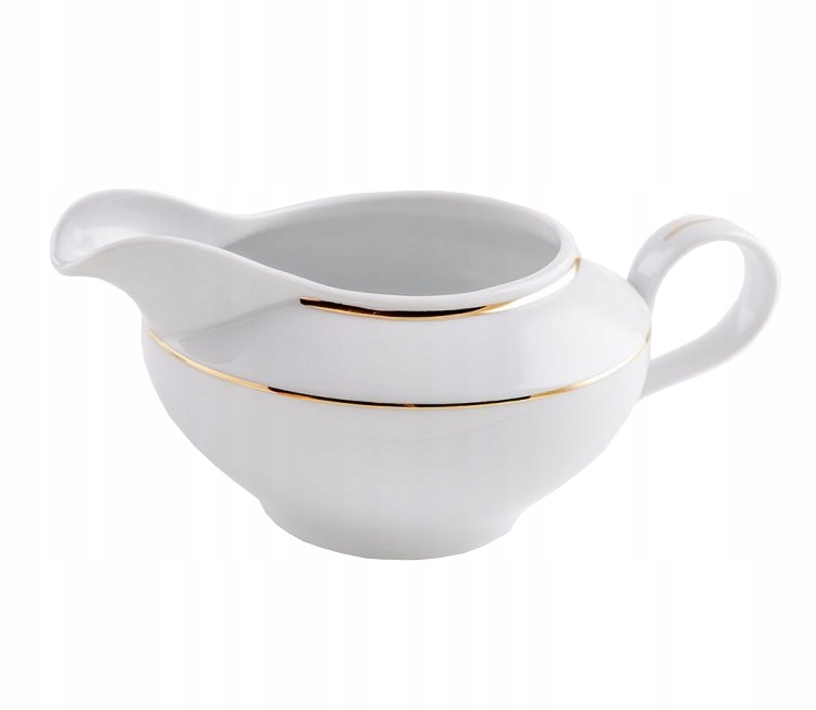SOSJERKA PORCELANOWA ZŁOTA RITA CHODZIEŻ 400 ML
