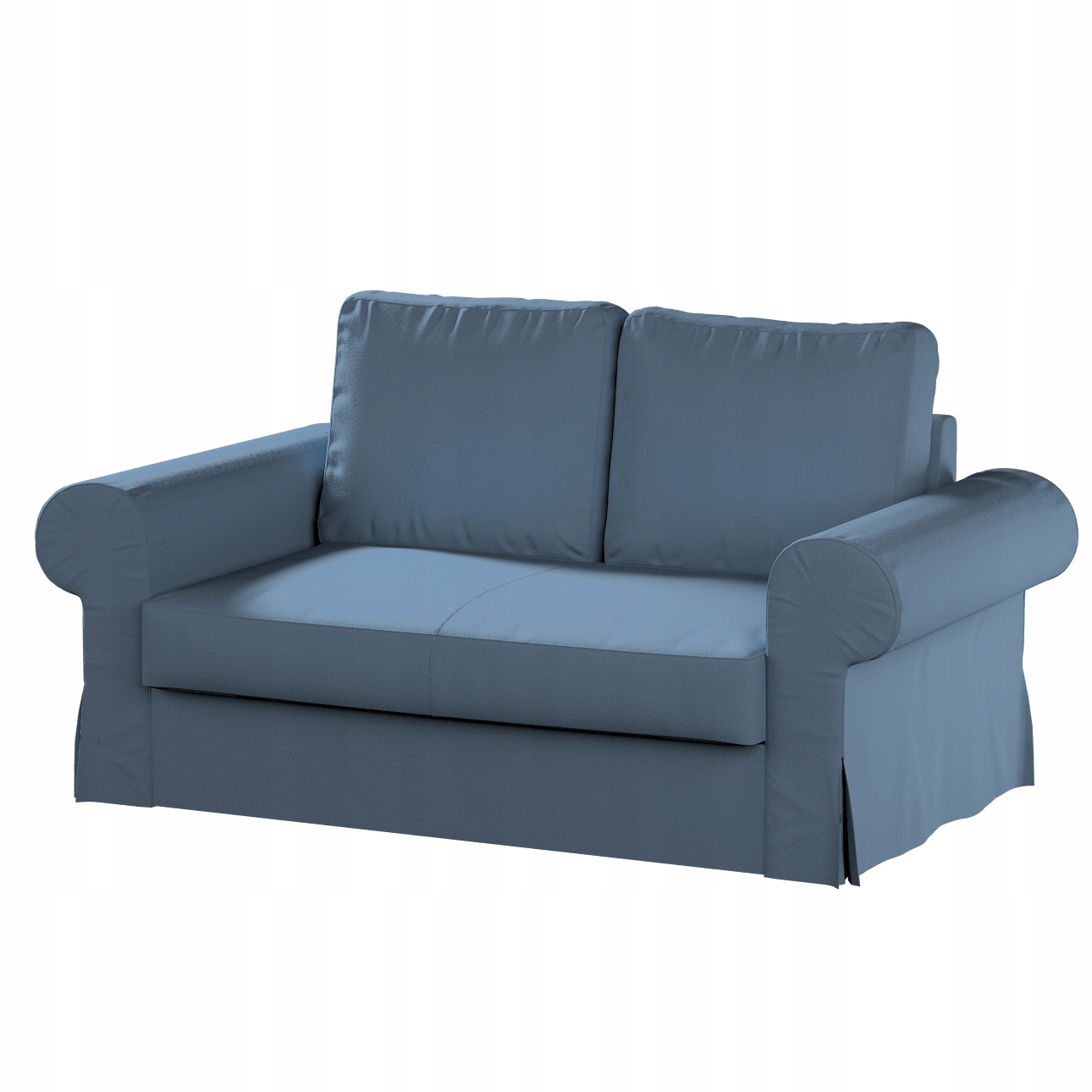Potah na rozkládací pohovku Backabro pro 2 osoby Ikea, modrá bukla