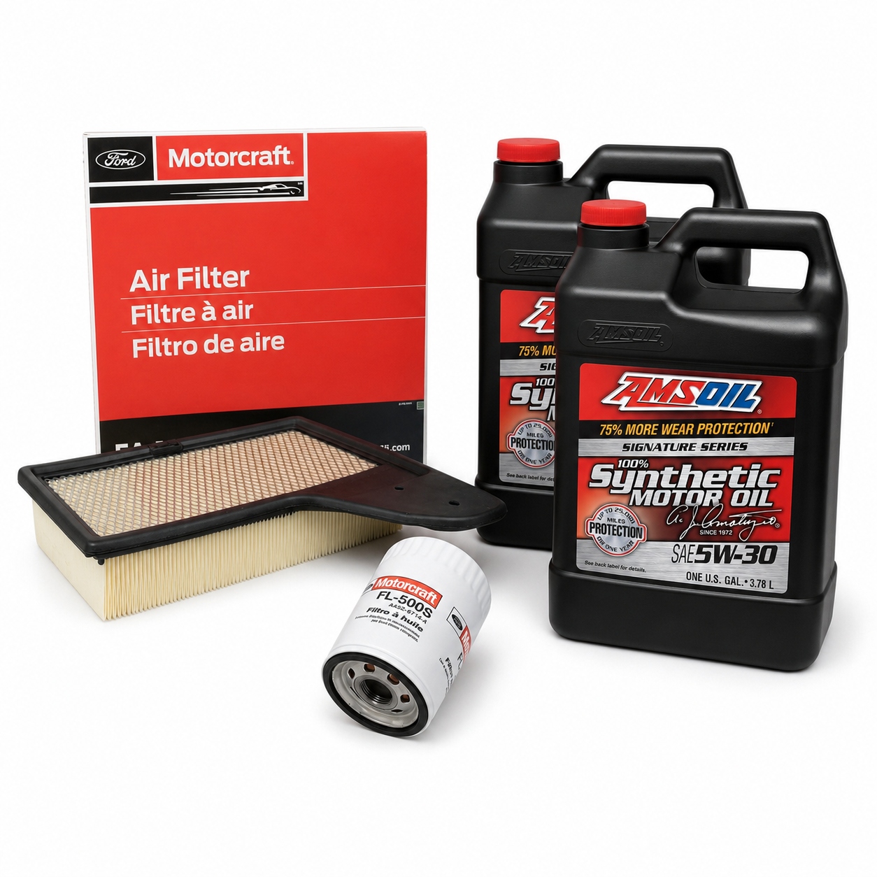 Amsoil 5W30 7,56L+ Filter FL500S Ford Mustang 5.0 2015-2017