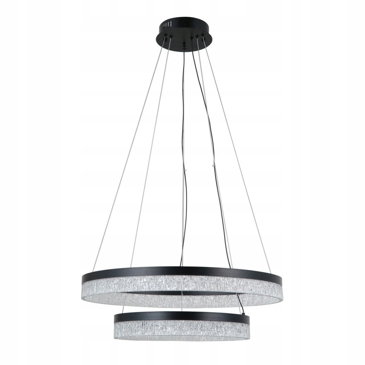 Pantal PND-34533-2L-BK Nowoczesna dekoracyjna lampa wisząca Led
